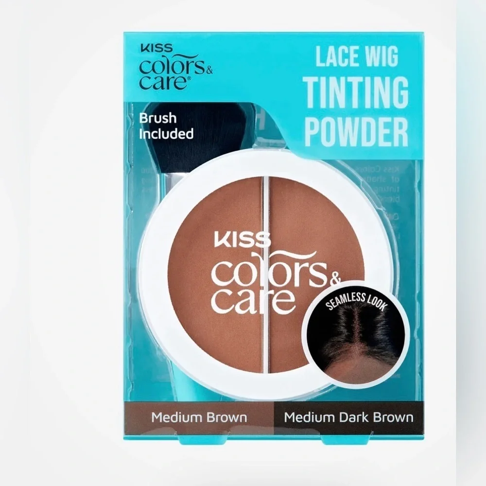 KISS Lace Wig Tinting Powder - Medium Brown
